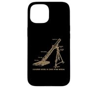 Japanese Model 94 WW2 94mm Mortar Info Diagram Case for iPhone 15