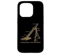 Japanese Model 94 WW2 94mm Mortar Info Diagram Case for iPhone 15 Pro