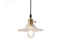 Japanese Modern Minimalist Glass Pendant Lighting E27 Base Droplight Fixture Personality Creative Single Head Brass Hanging Lamps for Bedroom Bedside Lamp Restaurant Bar Chandelier,Purple