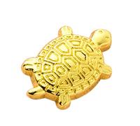 Japanese Money Turtle - Metal Money Turtle | Feng Shui Wealth Turtle | Small Golden Tortoise Statue | Guarding Praying Fortune Prosperity Turtle | Tiny Praying Statue Tortoise For Home, Dorm,