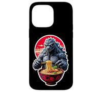 Japanese Monster Lizard Eating Ramen Noodles Lover Art Anime Case for iPhone 14 Pro Max