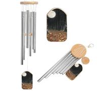 Japanese Moon Memorial Wind Chime for Outside 20.5" Windchimes for Loss of Loved One Mother Father Deep Tone Decor Patio Garden Porch Sympathy Gift for Bereavement Condolence Funeral