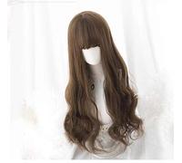 Japanese Mori Girl Harajuku Sweet Lolita Curly Wavy Long Synthetic Hair Princess Wig 68cm Halloween Cosplay Costume Wigs as the picture