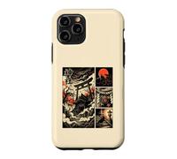 Japanese Mysterious Shrine Yokai Comic Ukiyo-e Torii Moon Case for iPhone 11 Pro