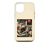 Japanese Mysterious Shrine Yokai Comic Ukiyo-e Torii Moon Case for iPhone 12/12 Pro