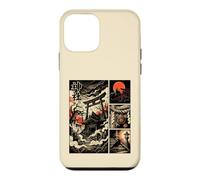 Japanese Mysterious Shrine Yokai Comic Ukiyo-e Torii Moon Case for iPhone 12 mini