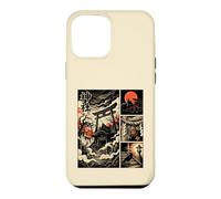 Japanese Mysterious Shrine Yokai Comic Ukiyo-e Torii Moon Case for iPhone 12 Pro Max