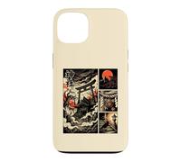 Japanese Mysterious Shrine Yokai Comic Ukiyo-e Torii Moon Case for iPhone 13