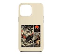 Japanese Mysterious Shrine Yokai Comic Ukiyo-e Torii Moon Case for iPhone 13 Pro Max