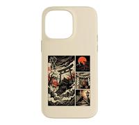 Japanese Mysterious Shrine Yokai Comic Ukiyo-e Torii Moon Case for iPhone 14 Pro Max