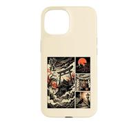 Japanese Mysterious Shrine Yokai Comic Ukiyo-e Torii Moon Case for iPhone 15