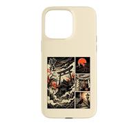Japanese Mysterious Shrine Yokai Comic Ukiyo-e Torii Moon Case for iPhone 15 Pro Max