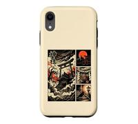 Japanese Mysterious Shrine Yokai Comic Ukiyo-e Torii Moon Case for iPhone XR