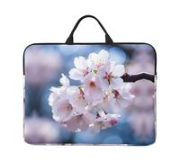 Japanese National Flower Printed Laptop Sleeve 16.5 * 12.2", Business and Casual Dual use, Suitable for Some laptops