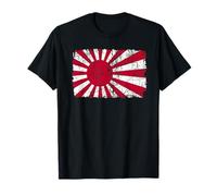 Japanese Navy Flag Japanese Pride Vintage Distressed Patriotic T-Shirt