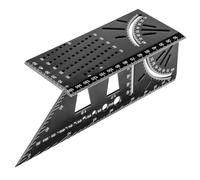 Japanese neo-aluminum square 45 and 90 degree miter marking and protractor