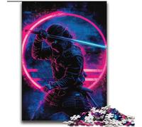 Japanese Neon Ninja Jigsaw Puzzles for Teenagers 2000 Jigsaws, Pattern Assembly Fun at Home Activities, Birthday Present,Travel Gifts (70x100cm)