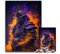Japanese Ninja 1000 Pieces Puzzle Gifts Difficult Puzzles for Adults DIY Decoration, Brain Challenge, for Adult, Family, 26X38CM/10.23x14.96inch