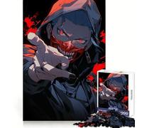 Japanese Ninja Assassin Jigsaw 1000 Pieces for Teenagers Logic Exercise Clean Connection Family Fun (38x26cm)
