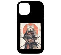 Japanese Ninja Cat Samurai Warrior Anime Ukiyo Kitty Case for iPhone 12/12 Pro