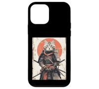 Japanese Ninja Cat Samurai Warrior Anime Ukiyo Kitty Case for iPhone 12 mini