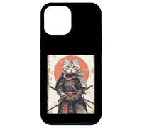 Japanese Ninja Cat Samurai Warrior Anime Ukiyo Kitty Case for iPhone 12 Pro Max
