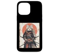 Japanese Ninja Cat Samurai Warrior Anime Ukiyo Kitty Case for iPhone 13 Pro Max