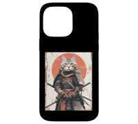 Japanese Ninja Cat Samurai Warrior Anime Ukiyo Kitty Case for iPhone 14 Pro Max