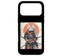 Japanese Ninja Cat Samurai Warrior Anime Ukiyo Kitty Case for iPhone 17 Pro Max