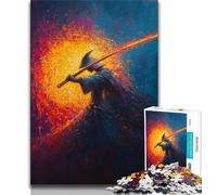 Japanese Ninja Jigsaw Puzzles for Adults Teenagers Jigsaws Puzzle,Help The Brain Exercise Addictive Toys to Cultivate Patience A Work of Art (50x75cm)