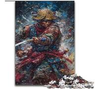 Japanese Ninja JigsawPuzzle 1000 Pieces for Adults, Challenging Game And Family Play with Matching Poster And Trivia Sheet (50x75cm)