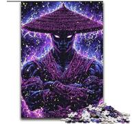 Japanese Ninja Warrior Jigsaw Puzzles for Adults Teenagers Jigsaws Puzzle, for Age 14+ Home Art Decor Family Games Christmas Birthday Gifts (26x38cm)