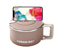 Japanese Noodle Bowl - 13.4oz Mug, Compact Lunch Container, High Capacity Food Jar, Spacious Solution | Portable Soup Pot for College Students