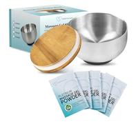 Japanese Nuru Massage Gel Powder & Bowl Set, 5 x 5g Sachets + Mixing Bowl