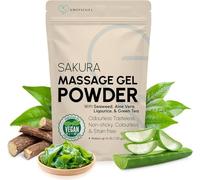 Japanese Nuru Massage Gel Powder Sakura 50g, Aloe, Resealable, Makes 5L