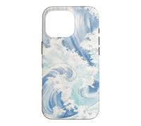 Japanese Ocean Wave Coastal Case for iPhone 16 Pro