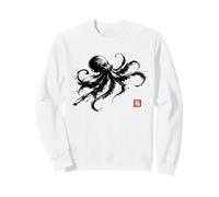 Japanese Octopus Sumi-e Ink Art Graphic Kraken Sweatshirt