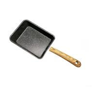 Japanese Omelette Pan 36 cm Non-Stick Coating (Black) | Rectangular design, even heat distribution, easy turning process, suitable for induction cookers