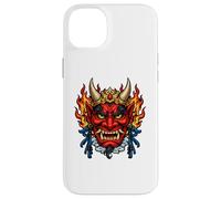 Japanese Oni Demon Mask Samurai Folklore Art Case for iPhone 14 Plus