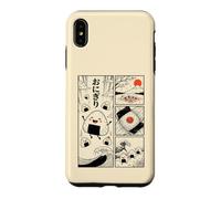 Japanese Onigiri Rice Ball Kawaii Sushi Comic Book Art Case for iPhone XS Max