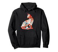 Japanese origami cats T for Japan fans cat owners Pullover Hoodie