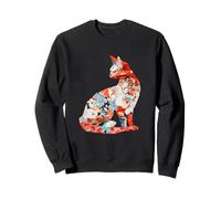 Japanese origami cats T for Japan fans cat owners Sweatshirt