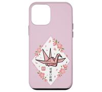 Japanese Origami Crane - Kawaii Orizuru - Cherry Blossoms Case for iPhone 12 mini