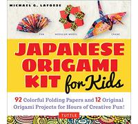 Japanese Origami Kit for Kids: 92 Colorful Folding Papers and 12 Original Origami Projects for Hours of Creative Fun!: 92 Colorful Folding Papers and ... Creative Fun! [Origami Book with 12 projects]