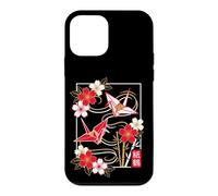 Japanese Origami Swan & Flower Art Case for iPhone 12 mini
