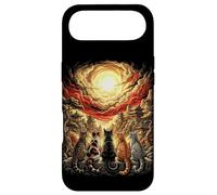 Japanese Pagoda Cats Anime Manga Retro Vintage Aesthetic Case for iPhone Air