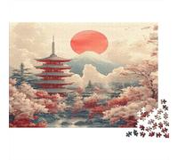 Japanese Pagoda-traditional Architecture Style 1000 Piece Puzzles for Adults of Premium Board Jigsaw Puzzles with Impossible Puzzle for Challenging Puzzles for Adults As Gifts for Puzzle Lovers 70x50