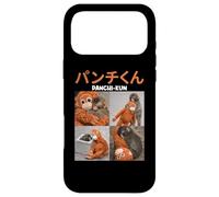 Japanese Panchi Kun Baby Macaque Punch the Monkey Plush Toy Case for iPhone 17 Pro Max