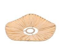 Japanese Paper Rope Pendant Lamp Shade, Handwoven Metal Frame | Khaki Finish, 4.20cm Aperture, Lightweight Build, Easy Install, for Reading Areas and Living Room