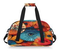 Japanese Paper Umbrella Pattern Kids Duffel Bag